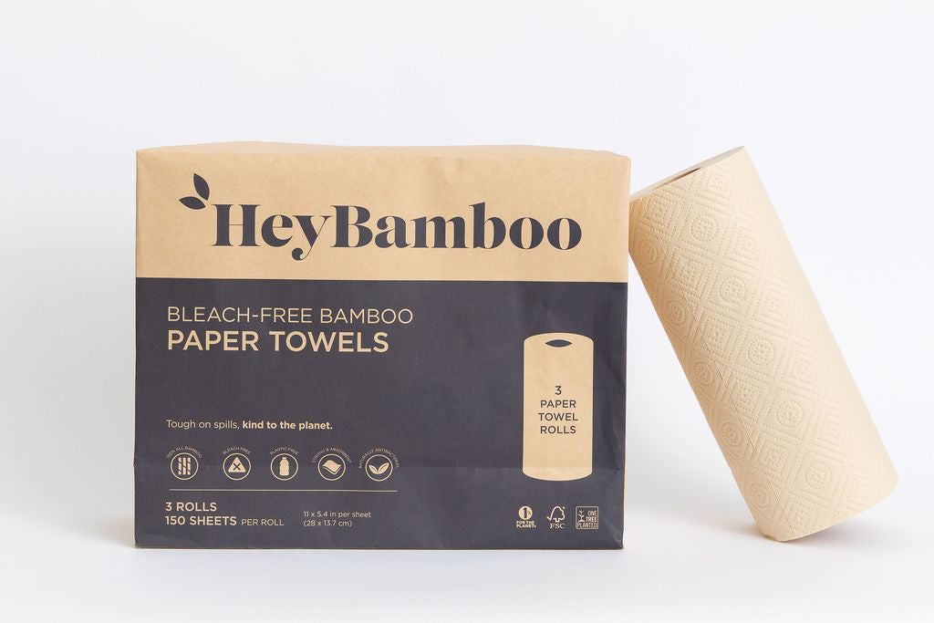 Retail Bamboo Paper Towel 3 Roll Package